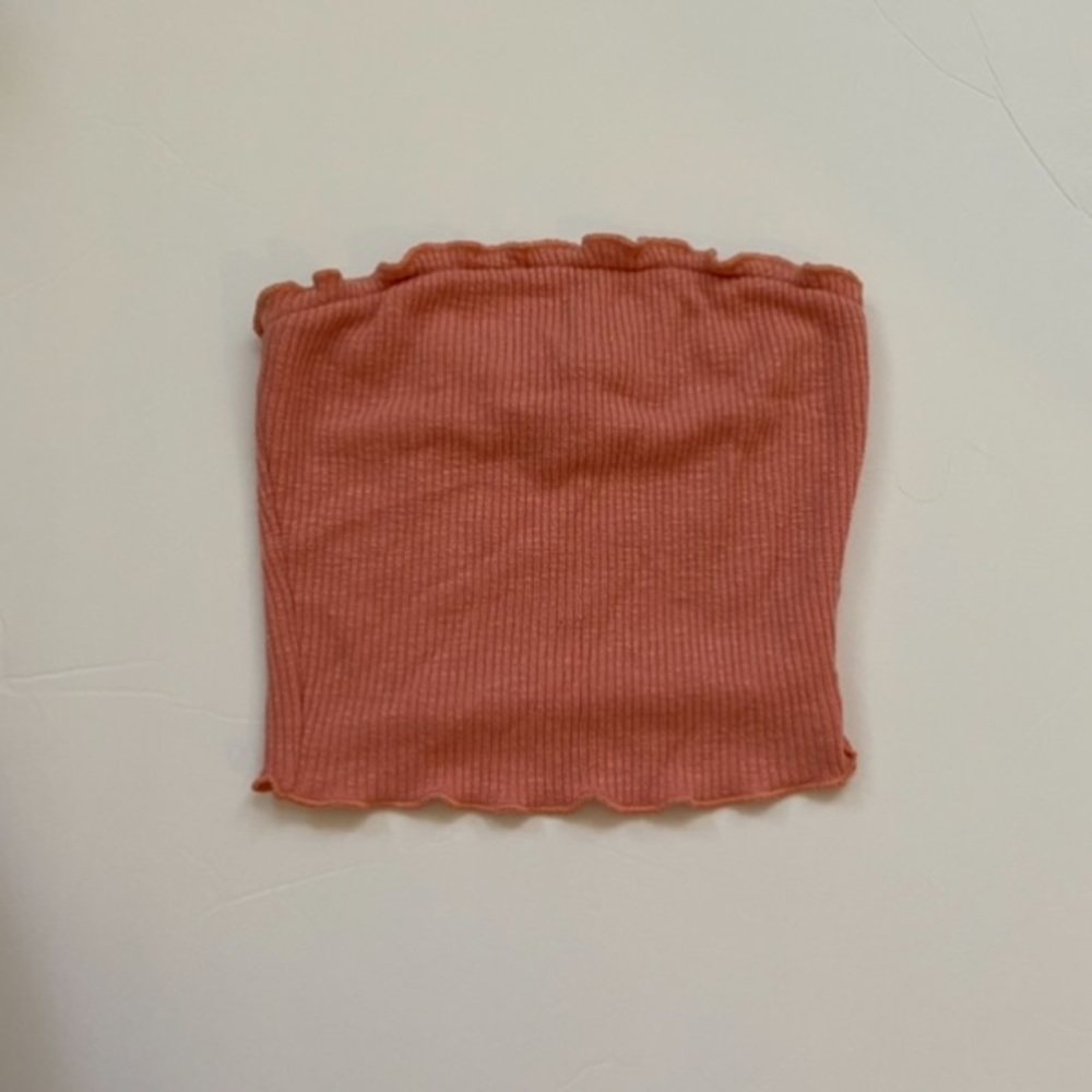 Strapless crop top